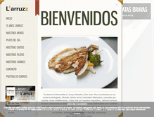 Tablet Screenshot of larruzzalicante.com